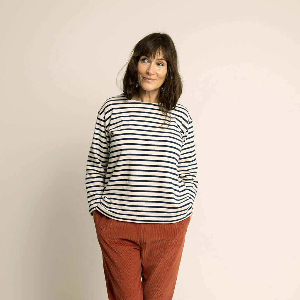 Boatneck Blouse sewing pattern Wardrobe By Me