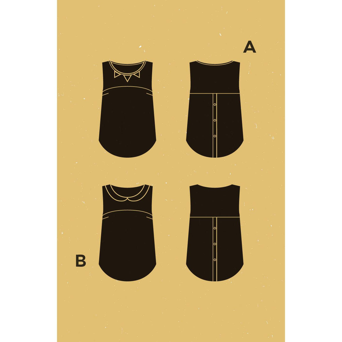 Datura Tank Top Pattern