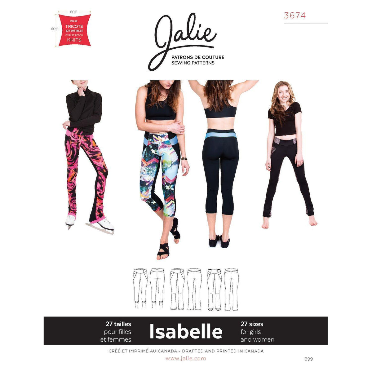 Jalie 3674 - ISABELLE - Pattern Cover