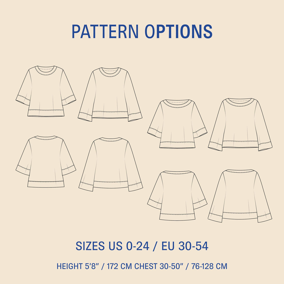 Silke Blouse Sewing pattern