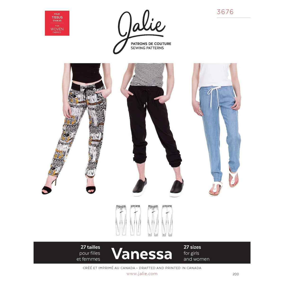 Jalie 3676 - VANESSA - Pattern Cover