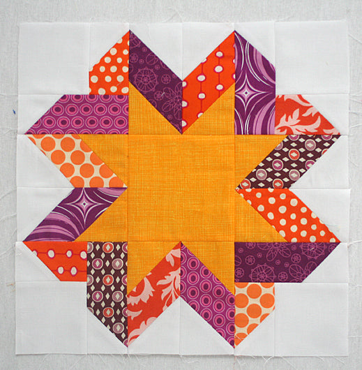 gather here classes-Ribbon Star Block-class-gather here online