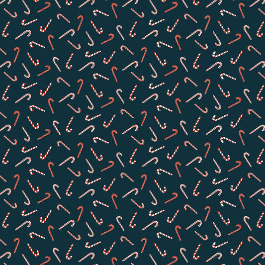 RJR-Candy Cane Toss Navy-fabric-gather here online
