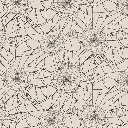 Cotton + Steel-Spider Webs Cream-fabric-gather here online