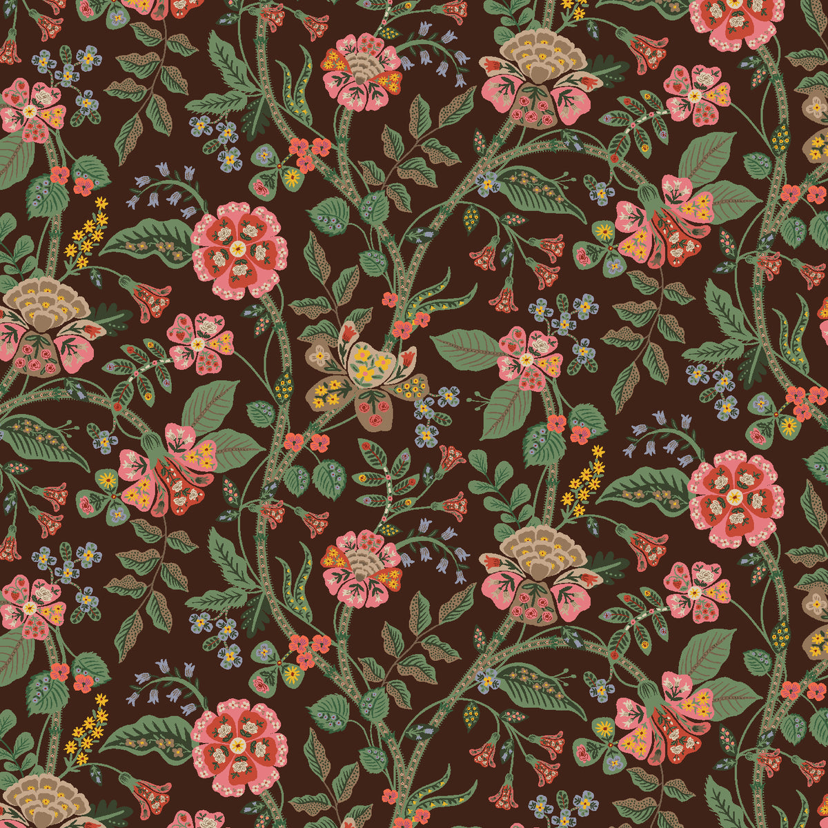 Cotton + Steel-Gracie Cocoa-fabric-gather here online