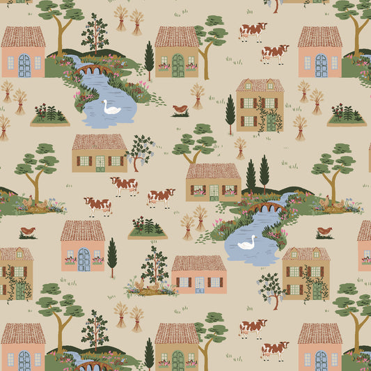 Cotton + Steel-Cotswolds Linen-fabric-gather here online