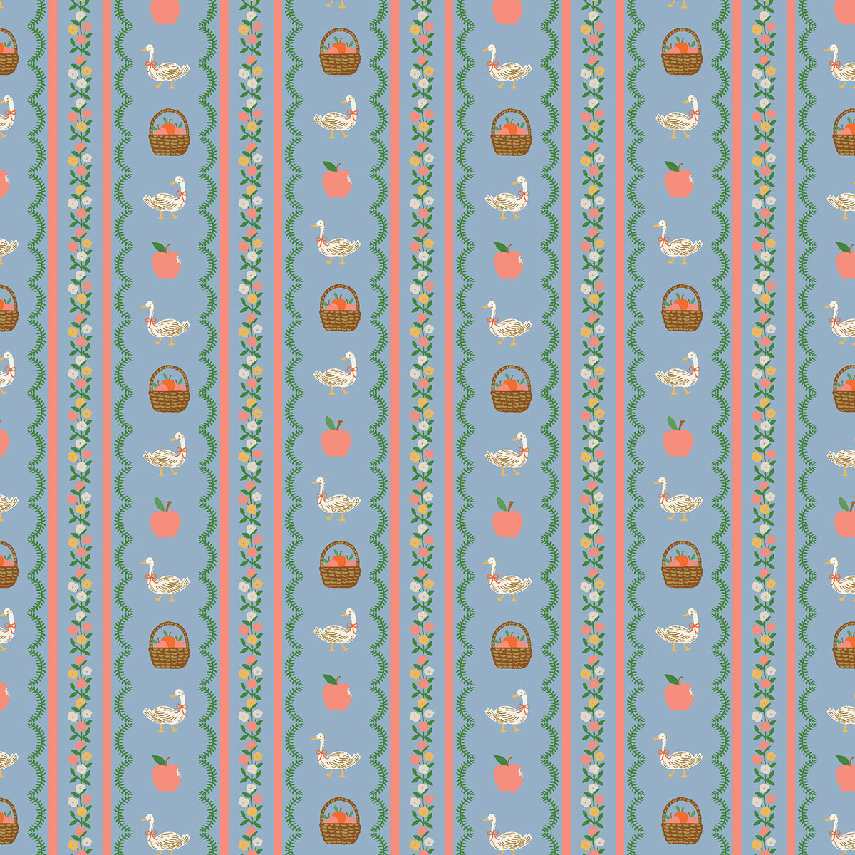Cotton + Steel-Farmhouse Stripe Slate-fabric-gather here online