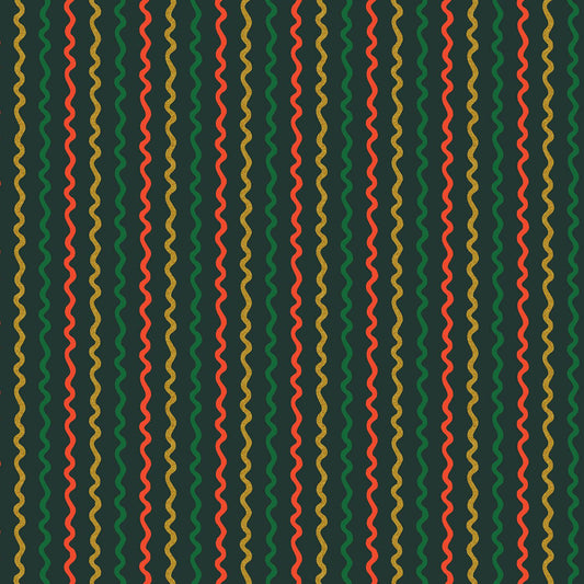 Cotton + Steel-Ribbon Stripe Evergreen Metallic-fabric-gather here online