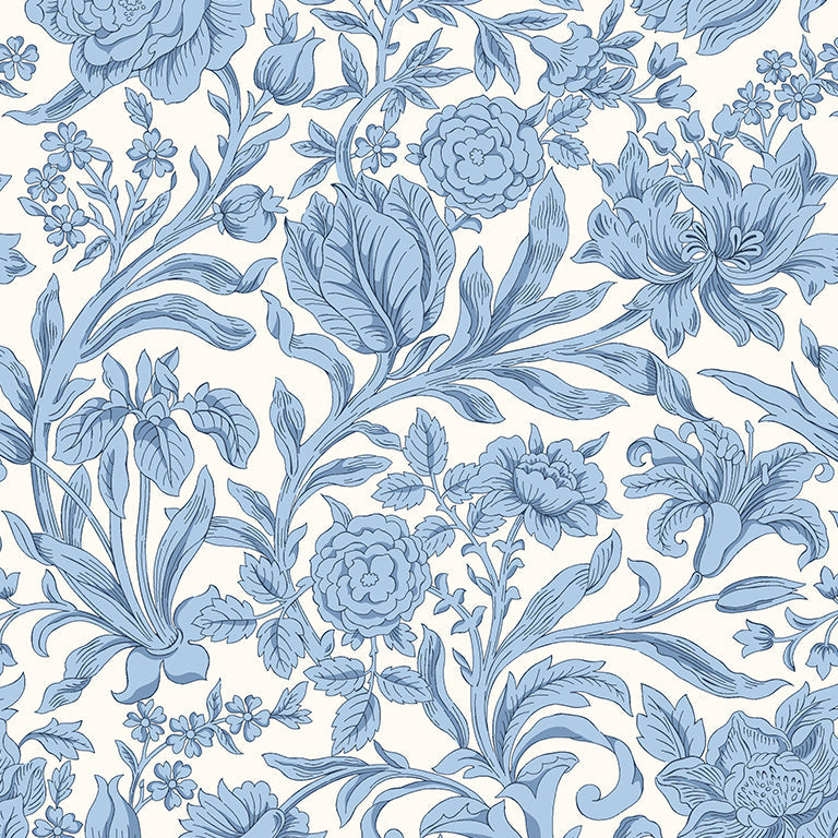 Liberty of London-Tana Lawn - Sambourne Light Blue-fabric-gather here online