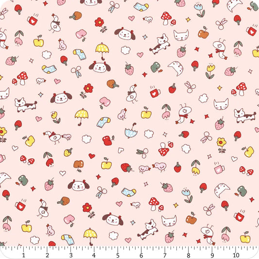 Riley Blake Designs-Toss Blush-fabric-gather here online