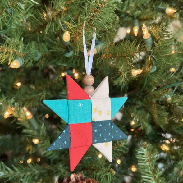 gather here classes-Folded Fabric Star Craft Fundraiser-class-gather here online