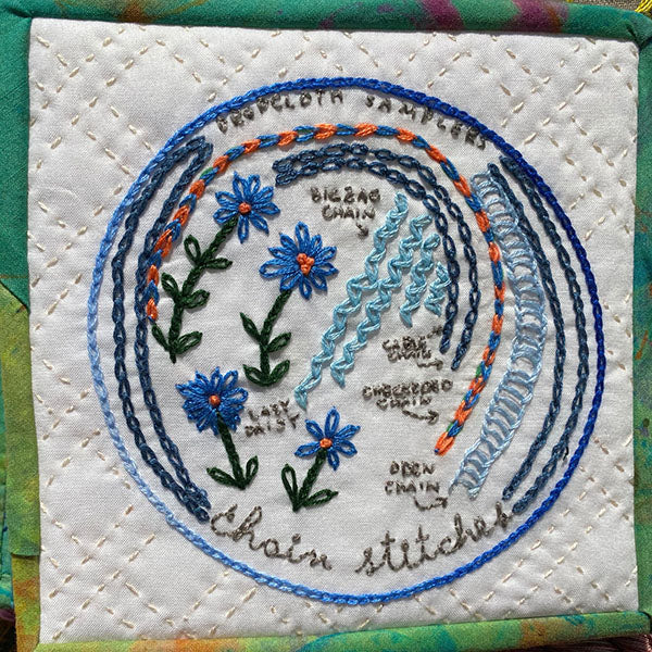 gather here classes-Embroidery Club: Dropcloth Samplers - four sessions-class-gather here online