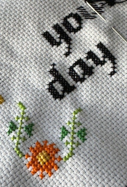 gather here classes-Embroidery Club - Cross Stitch - 4 sessions-class-gather here online