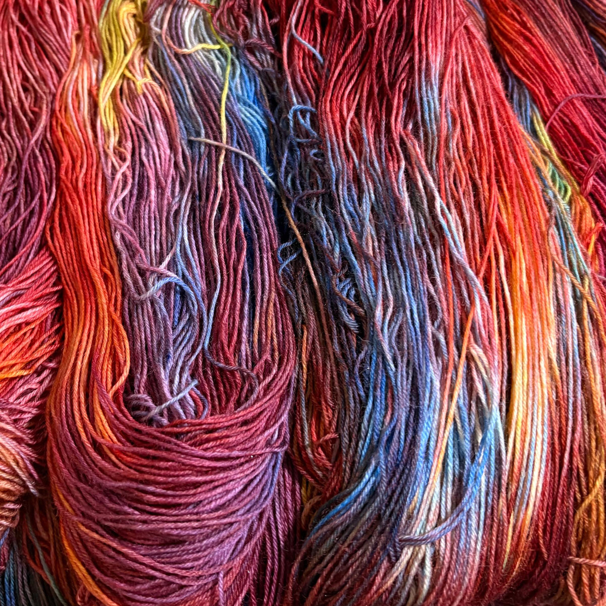 Wild Violet Fibers-Wild Violet Fibers Merino Sock - Sunset Over Cambridge St.-yarn-gather here online