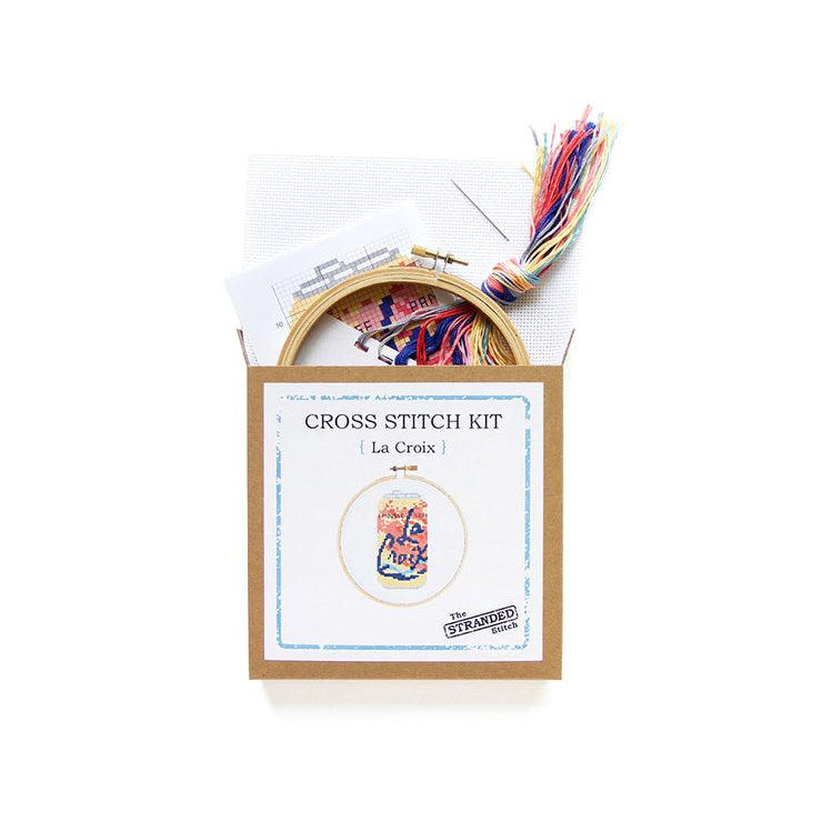 The Stranded Stitch-La Croix DIY Cross Stitch Kit-xstitch kit-gather here online
