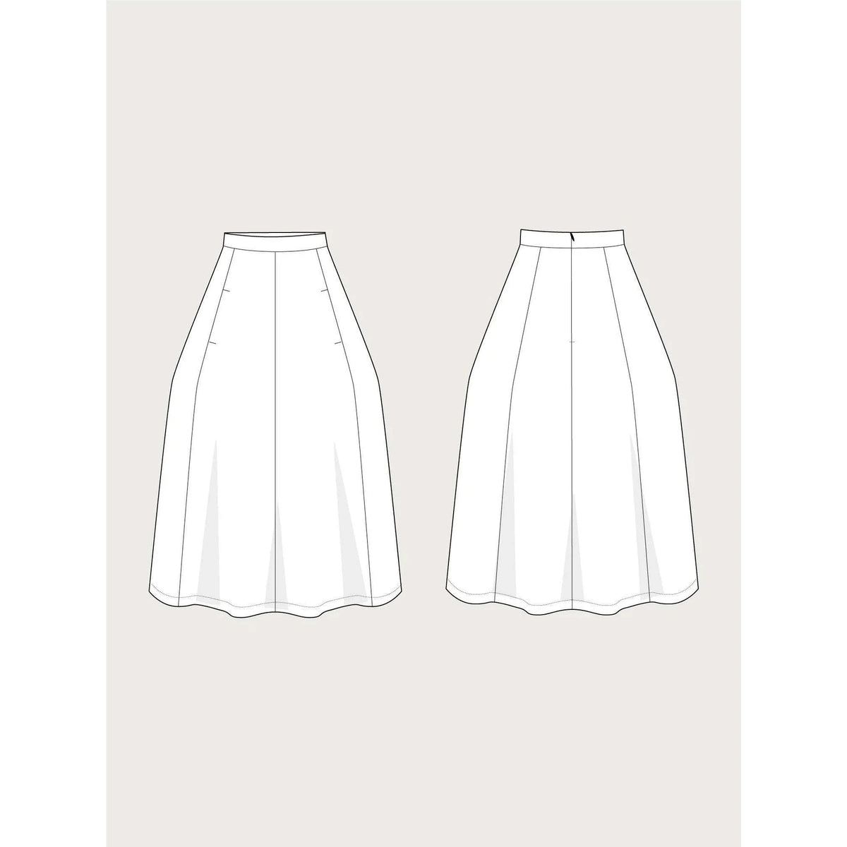 Assembly Line-Tulip Skirt Pattern-sewing pattern-gather here online