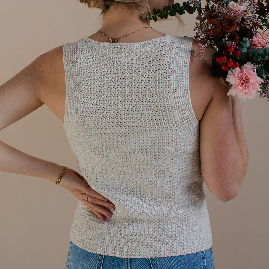 gather here classes-Crochet - Summer Tank - 3 sessions-class-gather here online