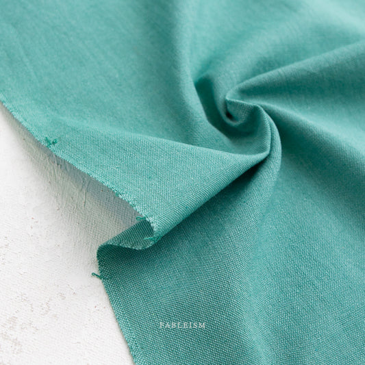 Fableism Supply Co-REMNANT: Watercolor Wovens, Cove 30% OFF 1.88 yds-fabric remnant-gather here online
