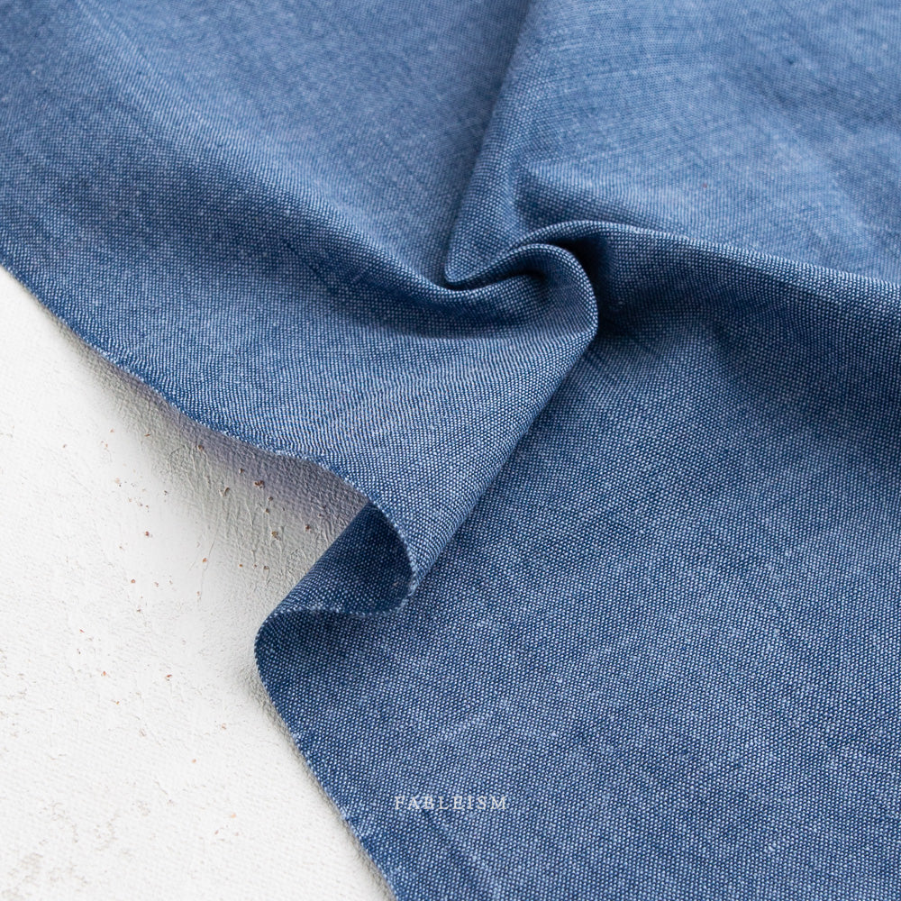 Fableism Supply Co-Watercolor Wovens-fabric-Blue Jeans-gather here online
