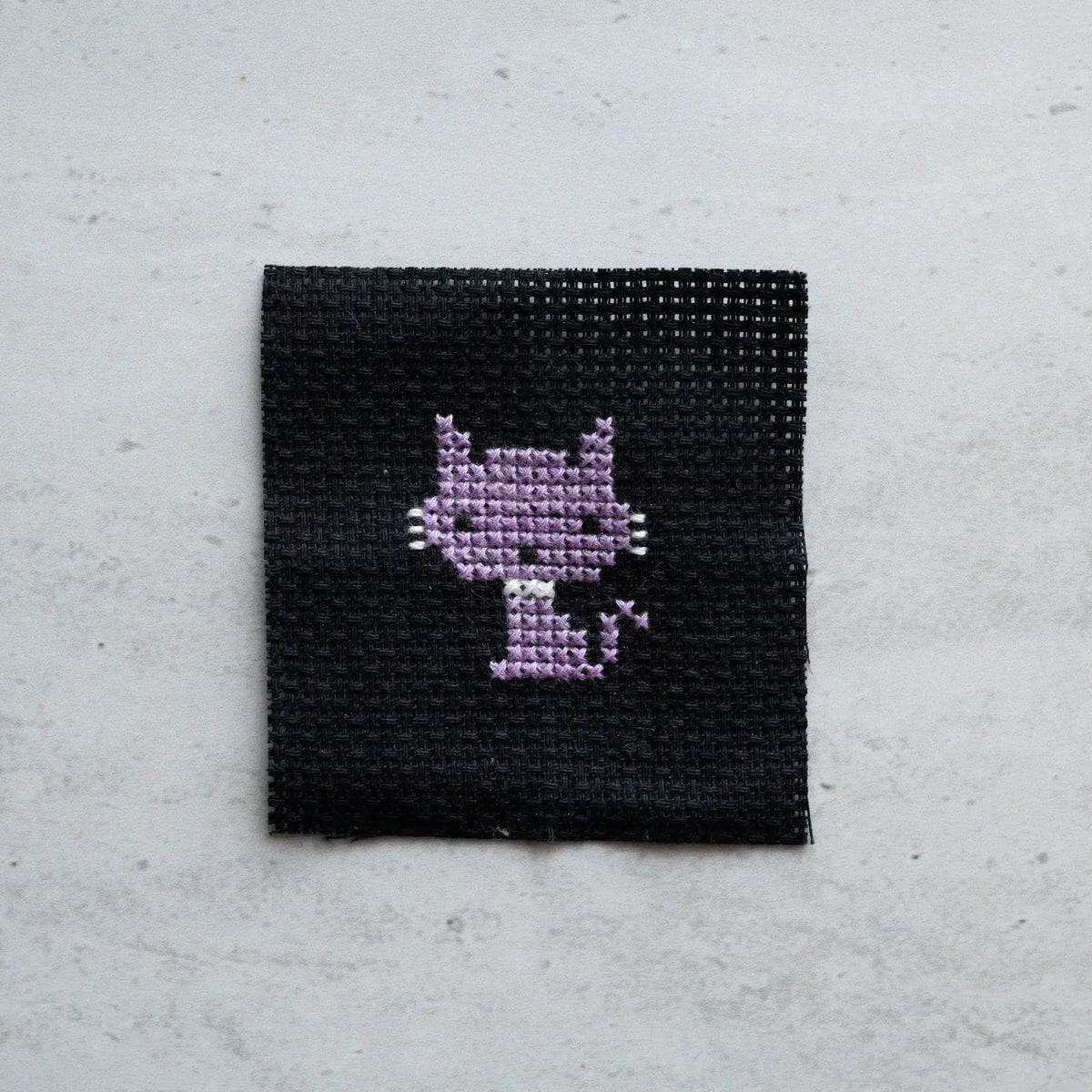 Marvling Bros-Kawaii Halloween Cat Mini Cross Stitch Kit in a Matchbox-xstitch kit-gather here online