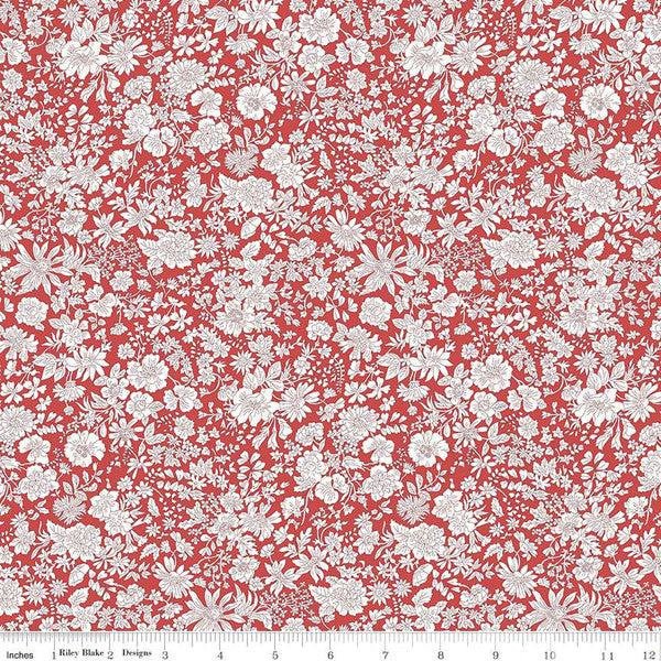 Liberty Fabrics-Emily Belle Crimson-fabric-gather here online