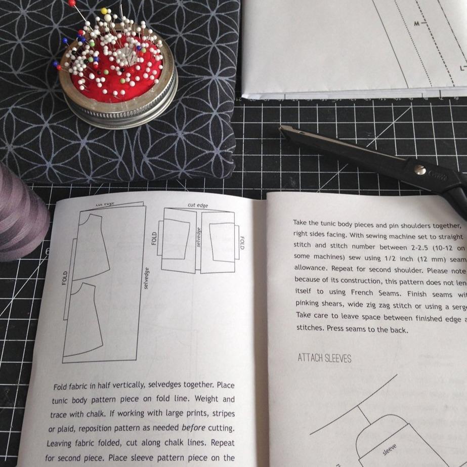 100 Acts of Sewing - Tunic No. 1 Pattern - - gatherhereonline.sbs
