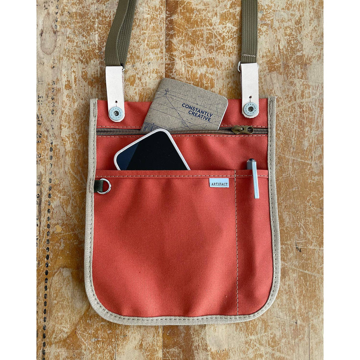 Artifact-Convertible Tote Insert & Crossbody - Papaya-accessory-gather here online