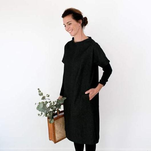Assembly Line-Cap Sleeve Dress Pattern-sewing pattern-Default-gather here online