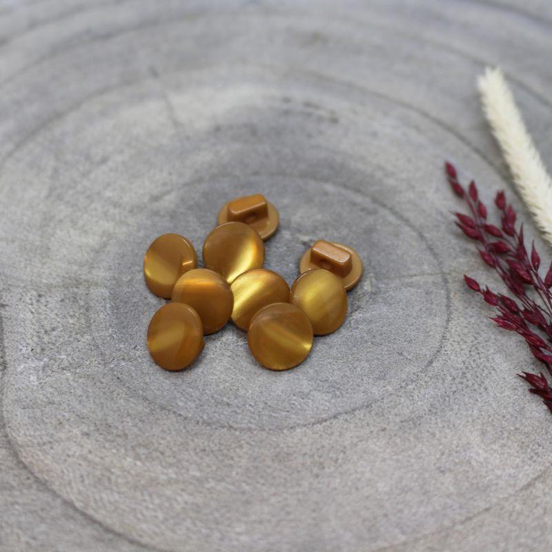 Atelier Brunette - 10mm Swing Button (each) - 04 Ochre - gatherhereonline.sbs