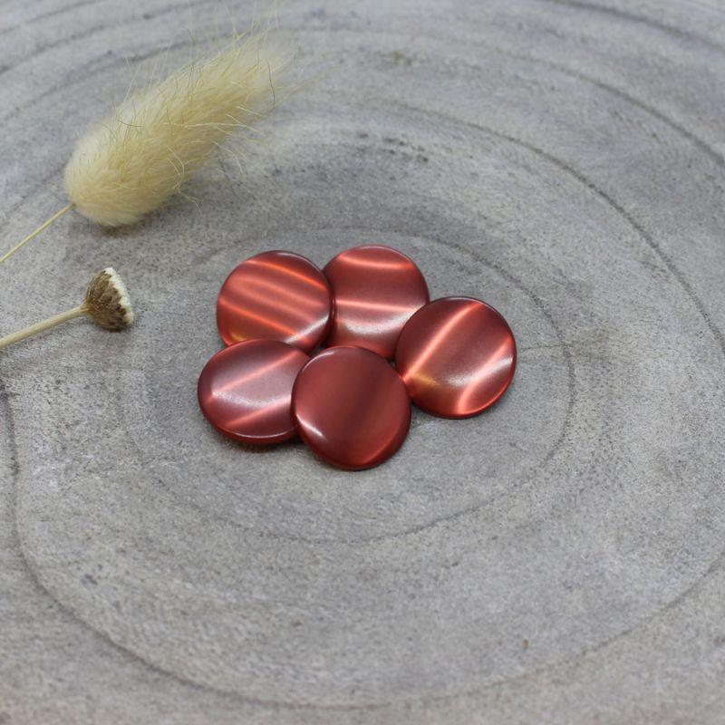 Atelier Brunette - 15mm Swing Button (each) - 08 Terracotta - gatherhereonline.sbs