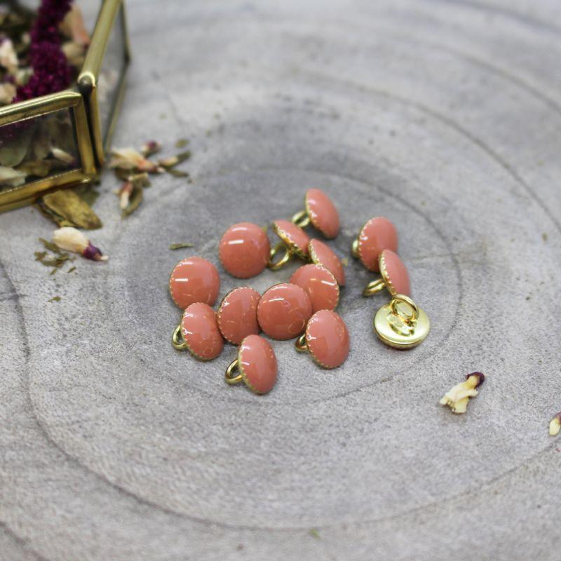 Atelier Brunette - 9mm Gem Buttons (each) - 06 Melba - gatherhereonline.sbs