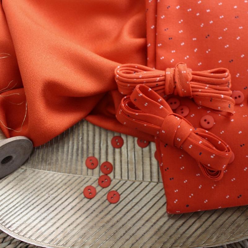 Atelier Brunette - Crepe Viscose - 04 Tangerine - gatherhereonline.sbs