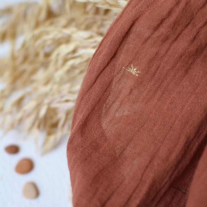 Atelier Brunette - Sunset Chestnut on Cotton Crepe - - gatherhereonline.sbs