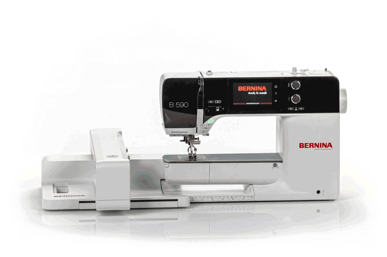 BERNINA-B590 E-sewing machine-gather here online