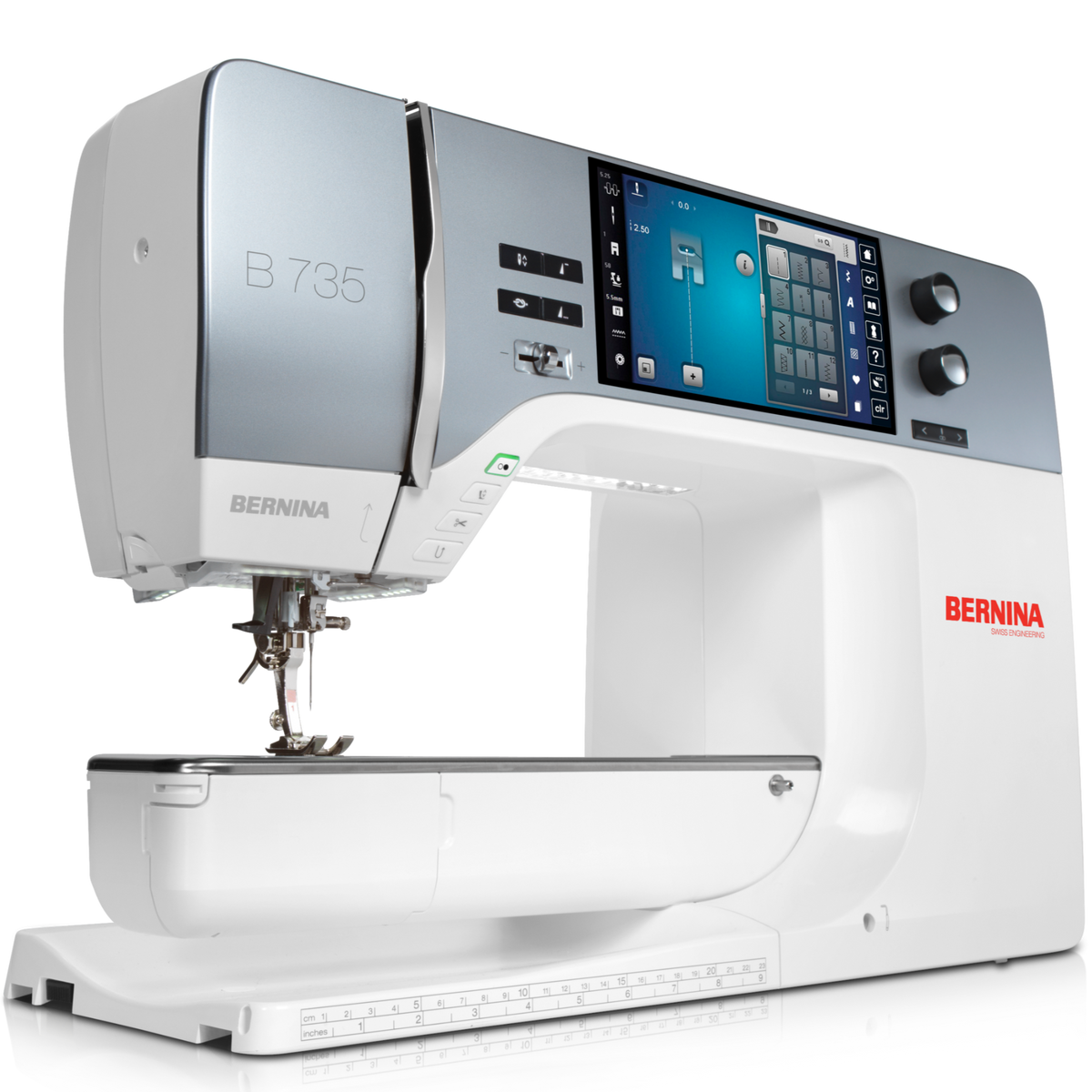 BERNINA-B735-sewing machine-gather here online
