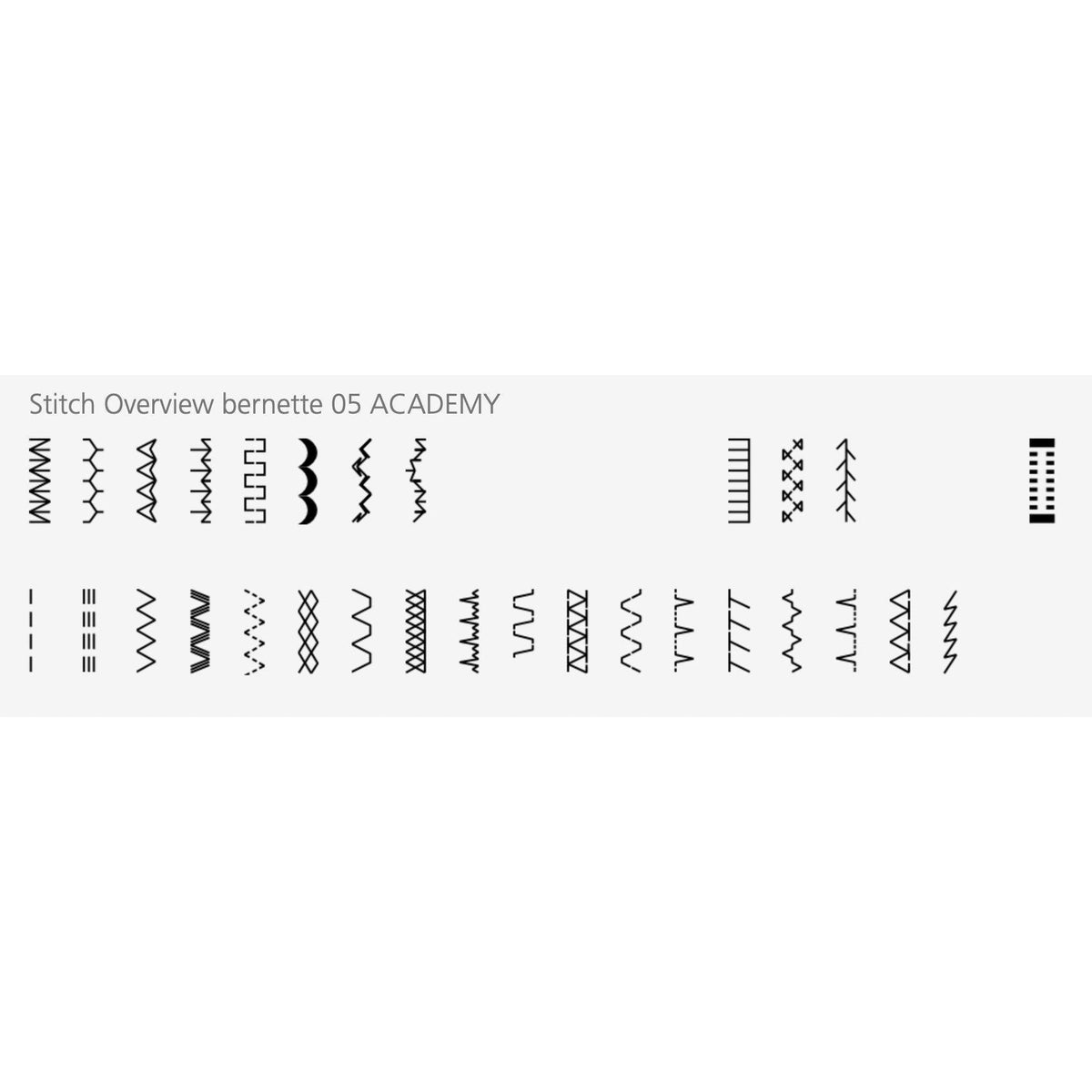 Bernette-b05 Academy-sewing machine-gather here online