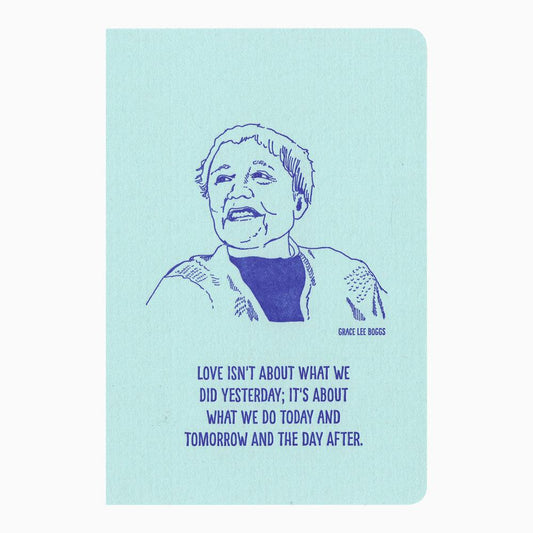 Blackbird Letterpress-Grace Lee Boggs Letterpress Journal-book-gather here online