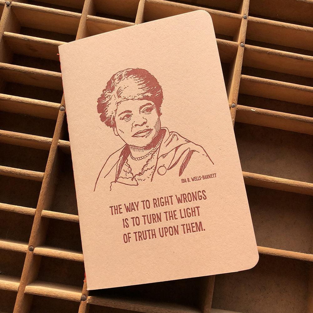 Blackbird Letterpress-Ida B. Wells Barnett Letterpress Journal-book-gather here online