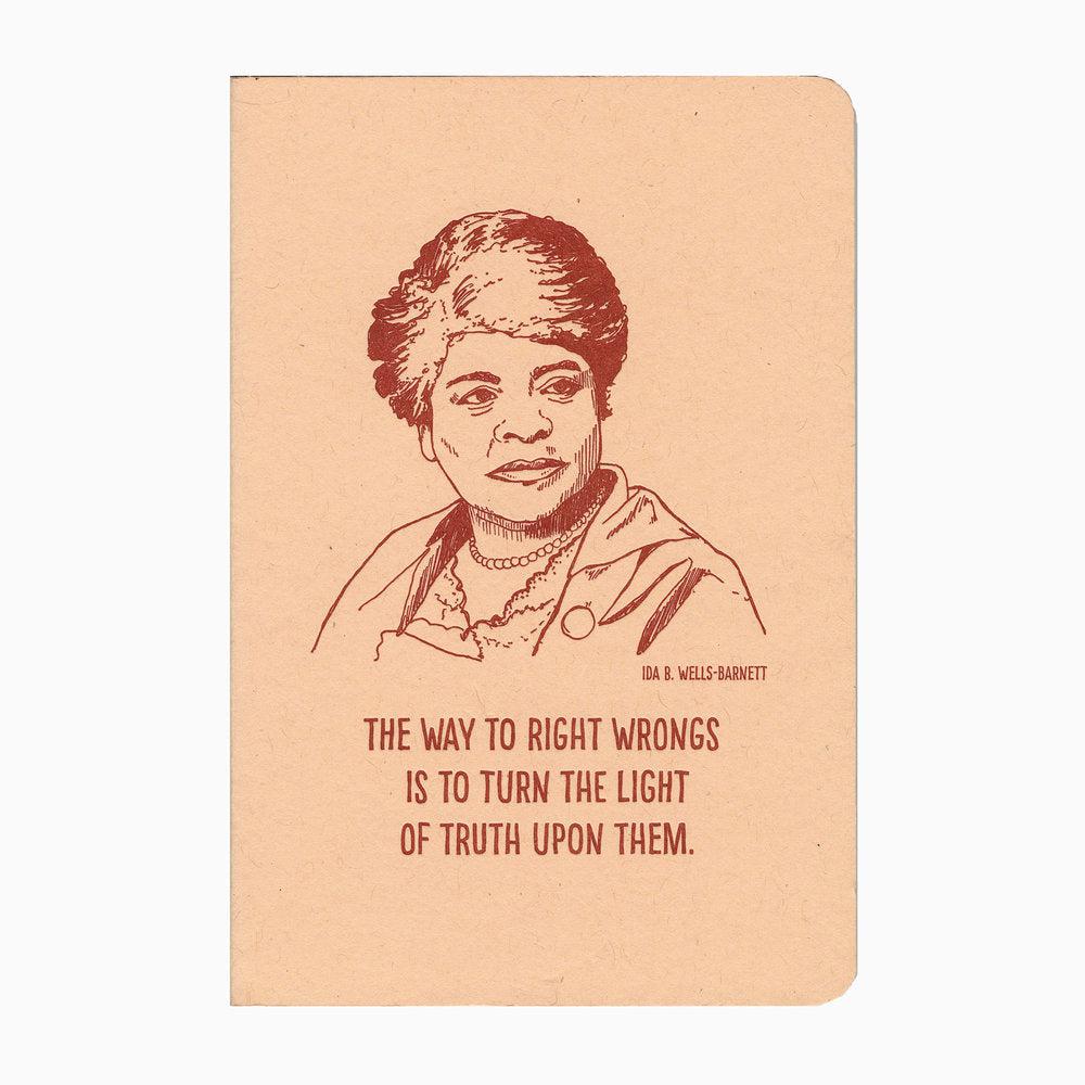 Blackbird Letterpress-Ida B. Wells Barnett Letterpress Journal-book-gather here online
