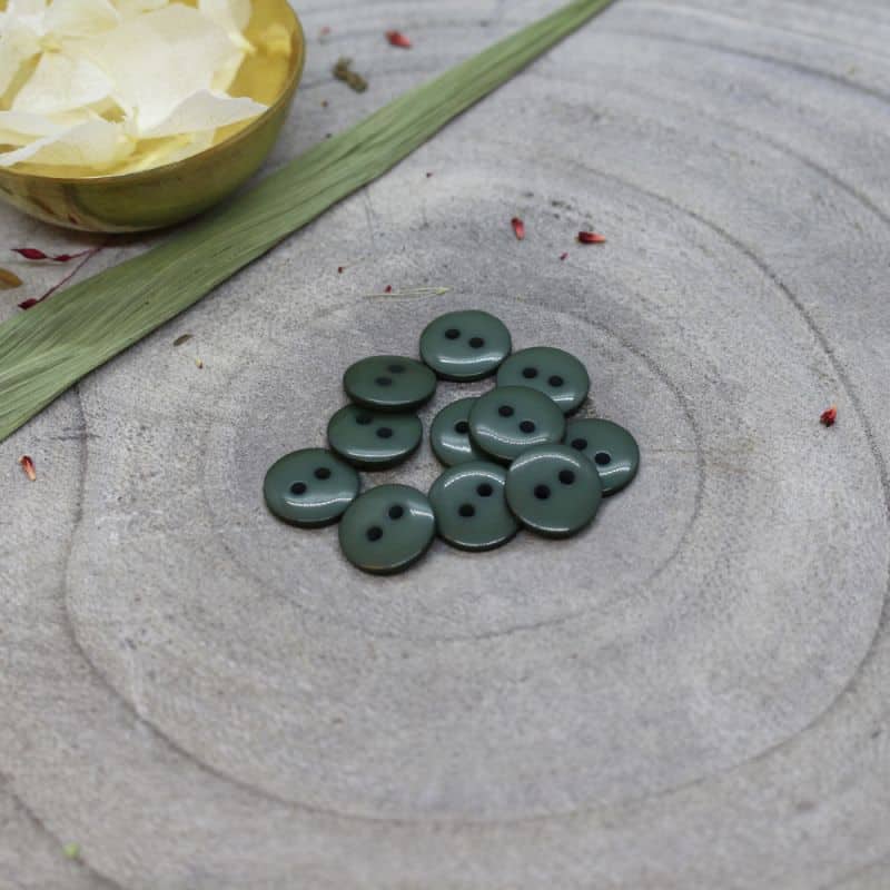 Atelier Brunette-10mm Classic Shine Button (each)-button-Sage-gather here online