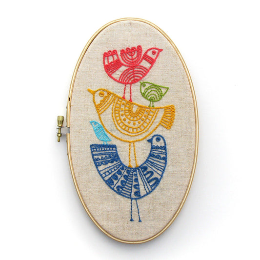 Budgiegoods-Birds Embroidery Kit-embroidery kit-gather here online