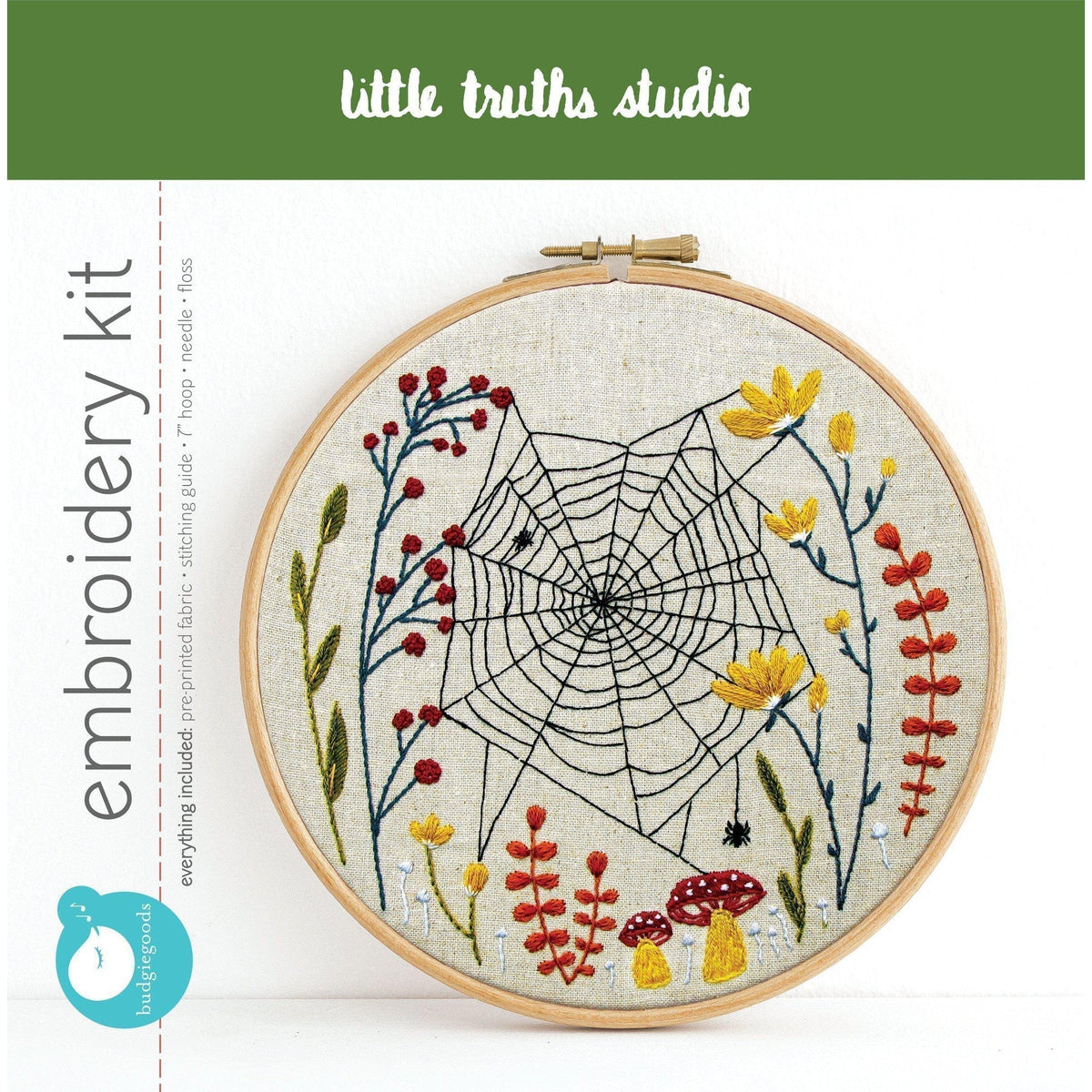 Budgiegoods-Woven Embroidery Kit-embroidery kit-gather here online