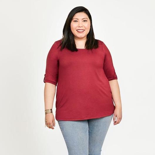 Cashmerette Sewing Patterns-Concord T-Shirt Pattern-sewing pattern-Default-gather here online