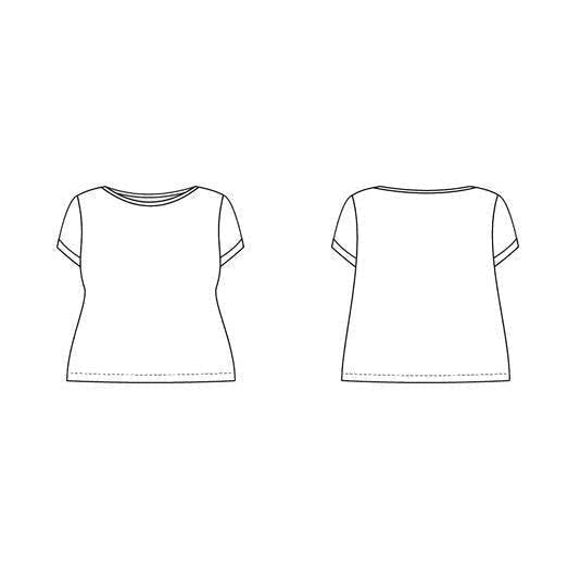 Cashmerette Sewing Patterns-Concord T-Shirt Pattern-sewing pattern-Default-gather here online