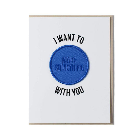 City of Industry - Make Something Patch on Greeting Card - - gatherhereonline.sbs