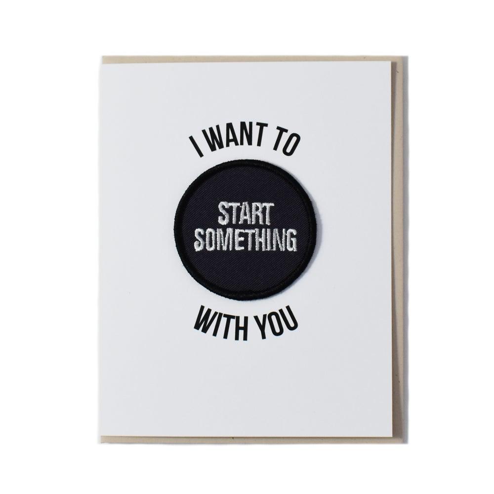City of Industry - Start Something Patch on Greeting Card - - gatherhereonline.sbs