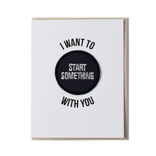 City of Industry - Start Something Patch on Greeting Card - - gatherhereonline.sbs