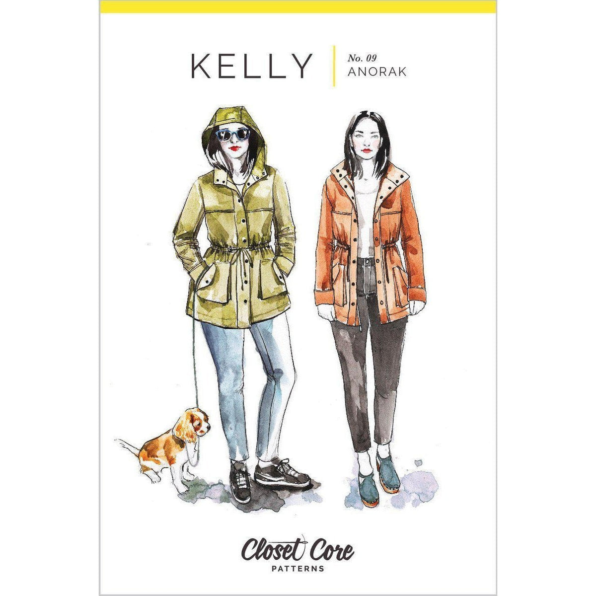 Closet Core Patterns-Kelly Anorak Jacket Pattern-sewing pattern-gather here online
