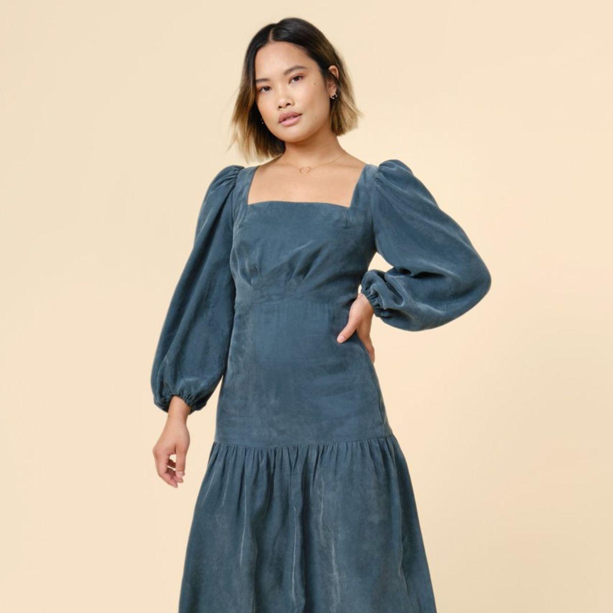 Closet Core Patterns-Pauline Dress Pattern-sewing pattern-gather here online