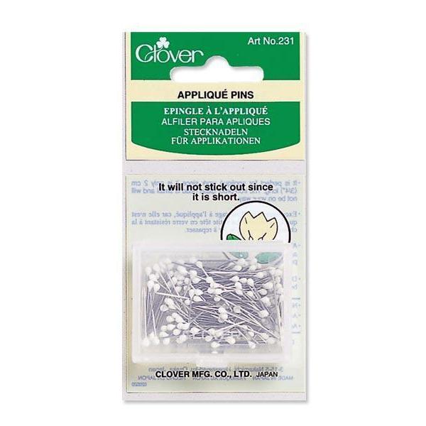 Clover-Applique Pins-sewing notion-gather here online